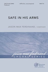 Safe in His Arms SATB choral sheet music cover Thumbnail